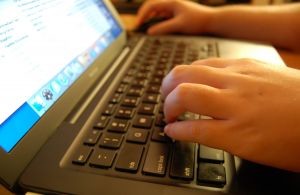computer hands
